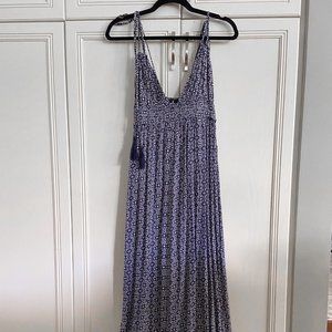 Lulus | Field Day Navy Blue Print Maxi Dress *NEW WITH TAGS*